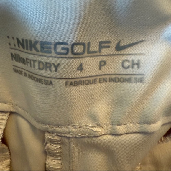Nike Dri-FIT Golf Cream Slacks - Size 4 - Picture 5 of 5